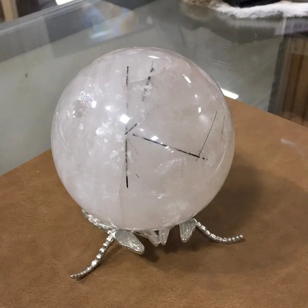 🖤 Black Tourmaline in Quartz Spheres ✨ - Spheres