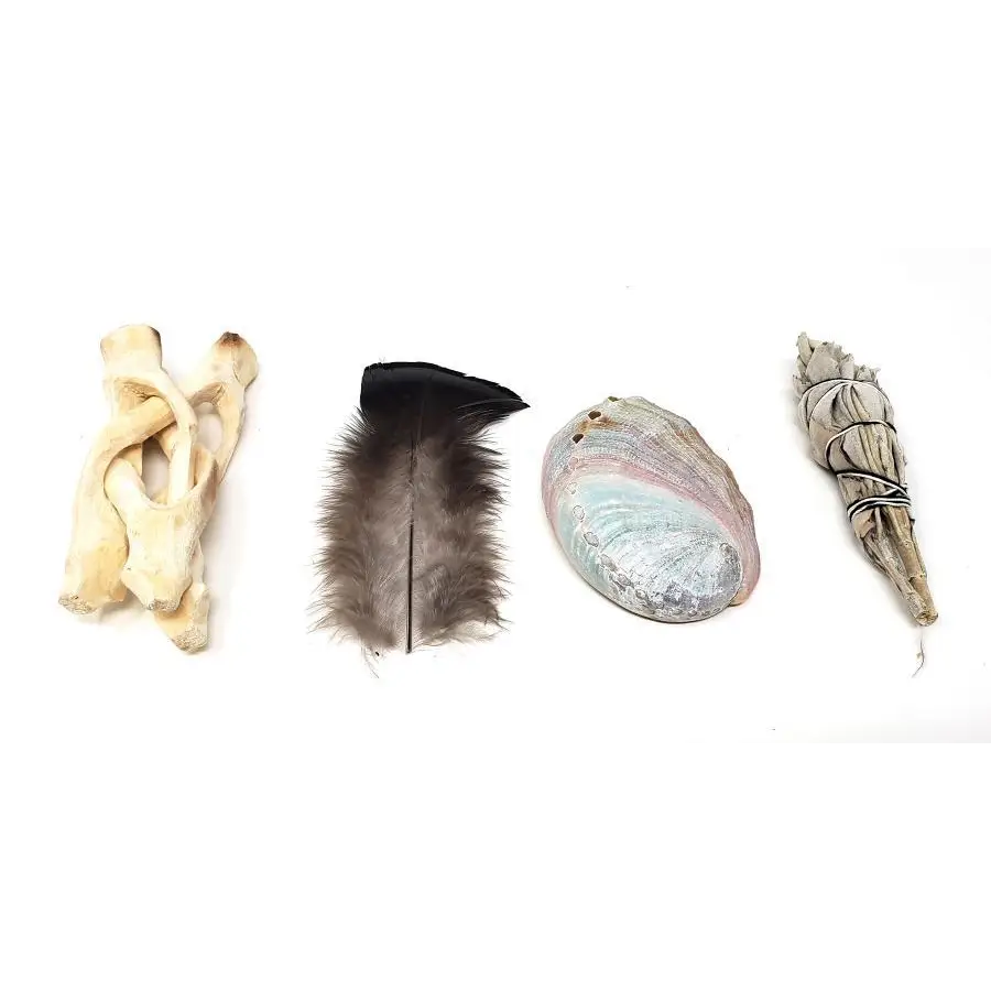 Travelers White Sage Smudging Kit - Incense & Burners