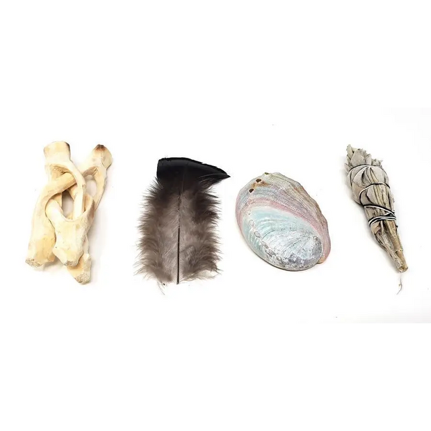 Travelers White Sage Smudging Kit - Incense & Burners