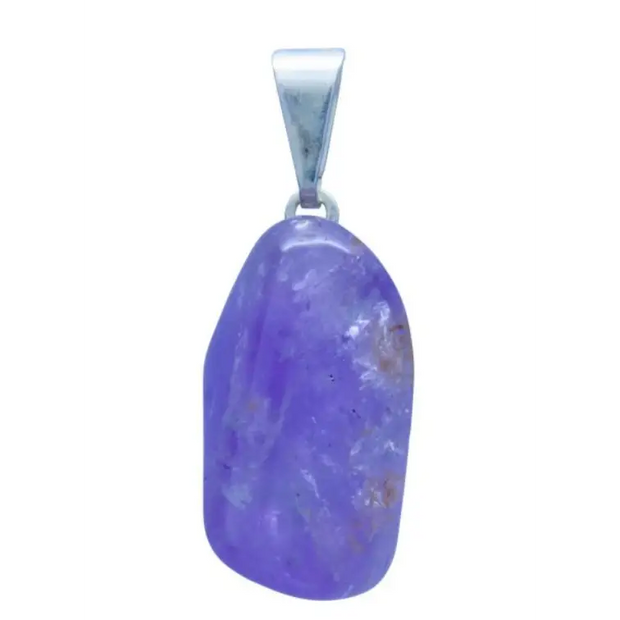 Tumbled Stone Pendant - Amethyst - Jewelry