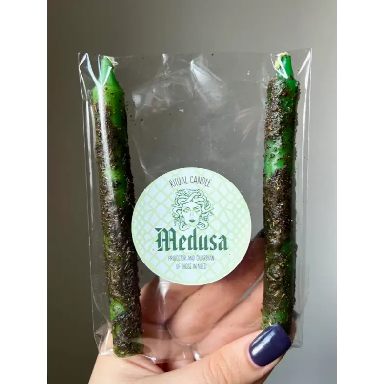 Twin Ritual Candles - Medusa - Candles & Accessories