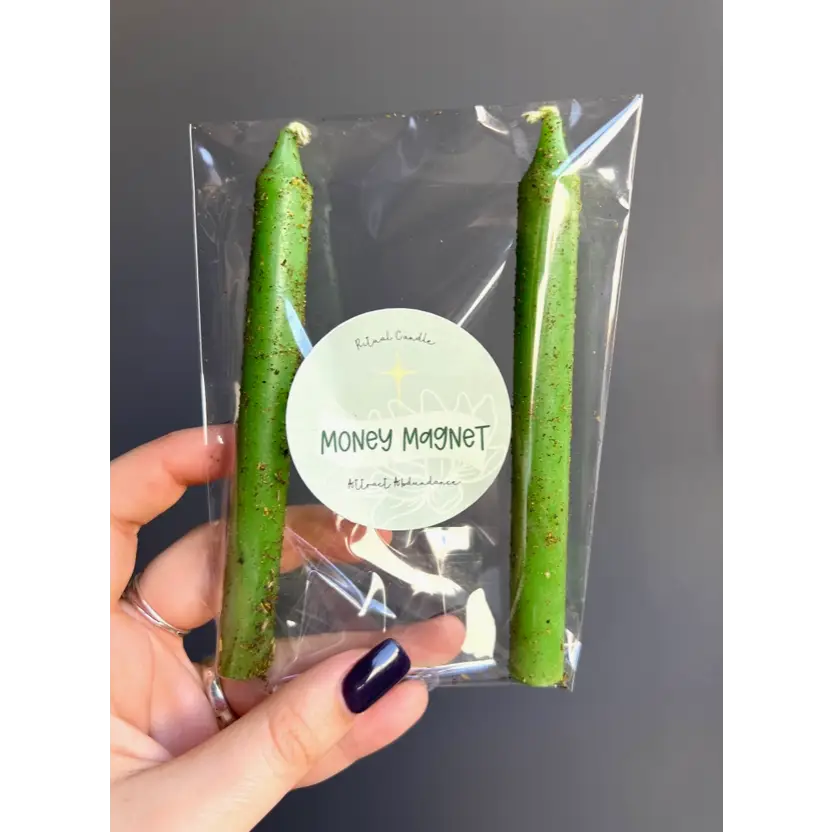 Twin Ritual Candles - Money Magnet - Candles & Accessories