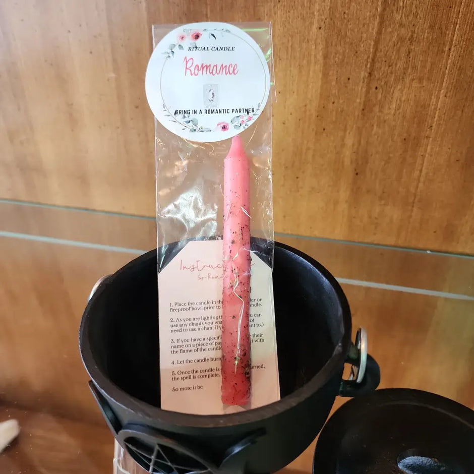 🕯️✨ Twin Ritual & Single Pack Ritual Candles – Amplify Empower and Manifest Your Intentions! 🌟 - Romance Single