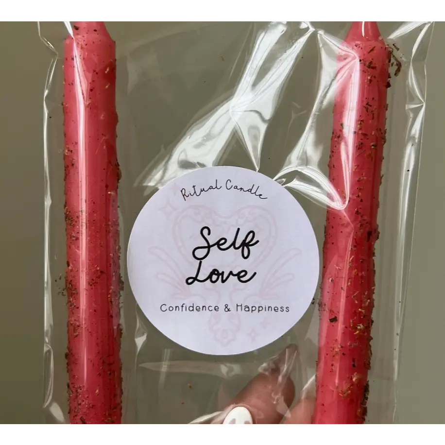 Twin Ritual Candles - Self Love - Candles & Accessories
