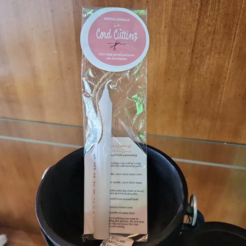 🕯️✨ Twin Ritual & Single Pack Ritual Candles – Amplify Empower and Manifest Your Intentions! 🌟 - Cord Cutting Single