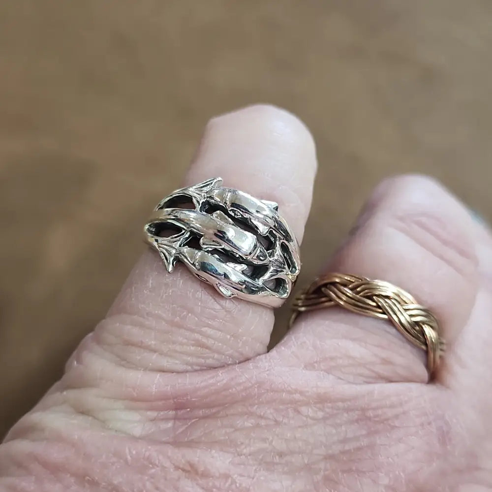 Assorted sterling silver rings featuring unique genuine gemstones in various shapes and colors, displayed on a white background. Perfect for crystal energy, personal style, and one-of-a-kind magic.