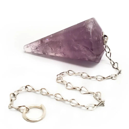 💎✨ Unlock the Mystical Wisdom of Our Amethyst Pendulum! – Rainbows of Intuitive Power and Spiritual Clarity 🌈🔮