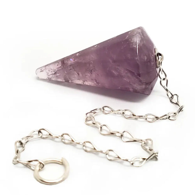 💎✨ Unlock the Mystical Wisdom of Our Amethyst Pendulum! – Rainbows of Intuitive Power and Spiritual Clarity 🌈🔮