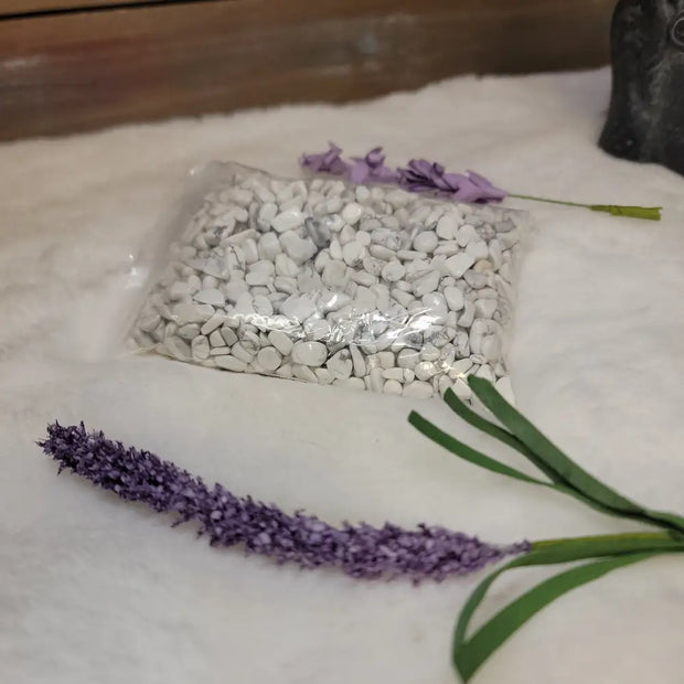 Water Bottle Chip Refill - Howlite Chips - Crystal Water Bottles