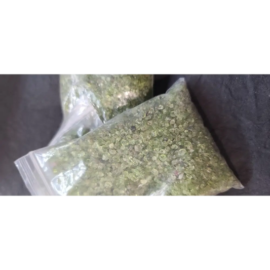Water Bottle Chip Refill - Peridot Chip Bag - Crystal Water Bottles