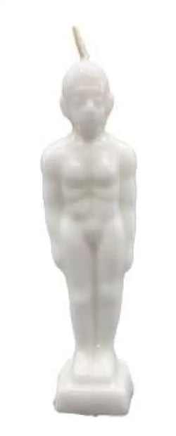 🤍✨ White Male Figure Candle (6.5’’) – Purity Clarity and Spiritual Empowerment Ritual Candle! 🕯️ - Candles & Accessories