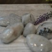 White Rainbow Moonstone Tumble - Tumbles