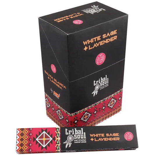 WHITE SAGE & LAVENDAR SMUDGING INCENSE - Incense & Burners