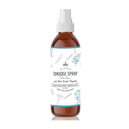 🤍🌿 White Sage Smudge Spray – Cleansing Renewal and Quartz Energy ✨