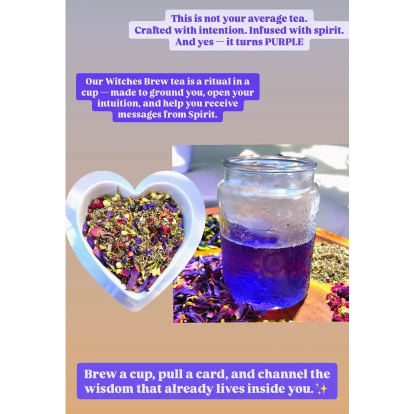 🔮✨ Witches Brew Divination Tea – Clarity Intuition and Spiritual Connection 🍵