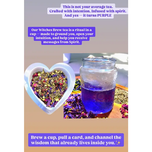 🔮✨ Witches Brew Divination Tea – Clarity Intuition and Spiritual Connection 🍵