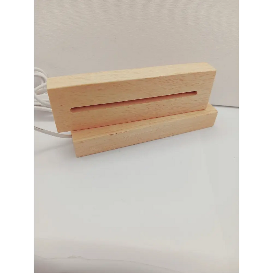 🪵✨ Wood Specimen Holder with Slit – 6’’ x 1.75’’ – Display Protect and Highlight Your Collection 🌟