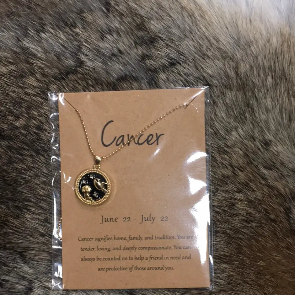 Zodiac Necklaces #1 - Cancer - Jewelry