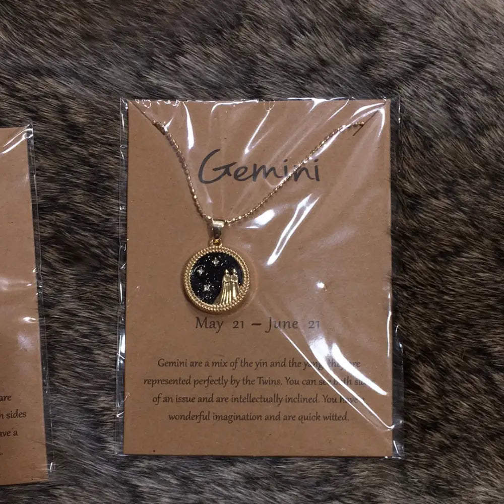 Zodiac Necklaces #1 - Gemini - Jewelry