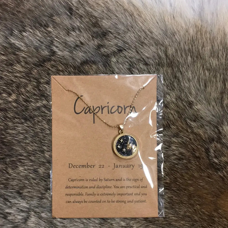 Zodiac Necklaces #1 - Capricorn - Jewelry