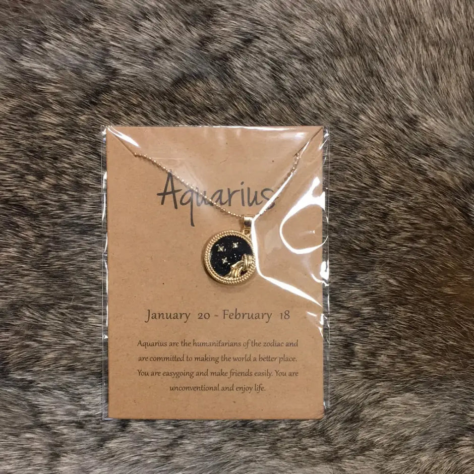 Zodiac Necklaces #1 - Aquarius - Jewelry