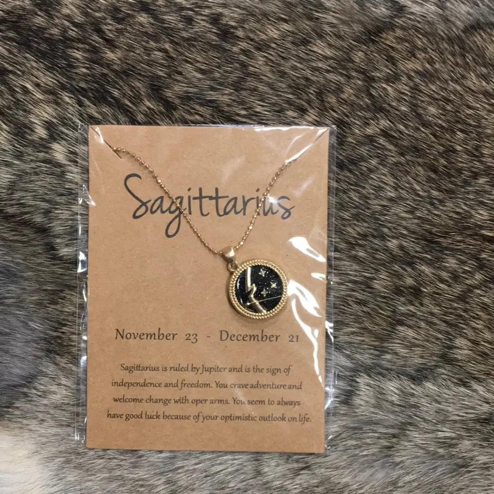 Zodiac Necklaces #1 - Sagittarius - Jewelry