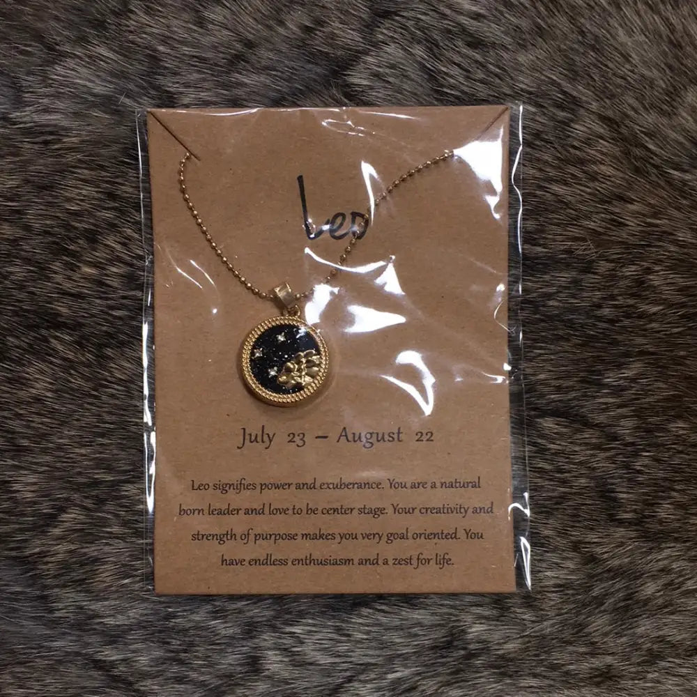 Zodiac Necklaces #1 - Leo - Jewelry