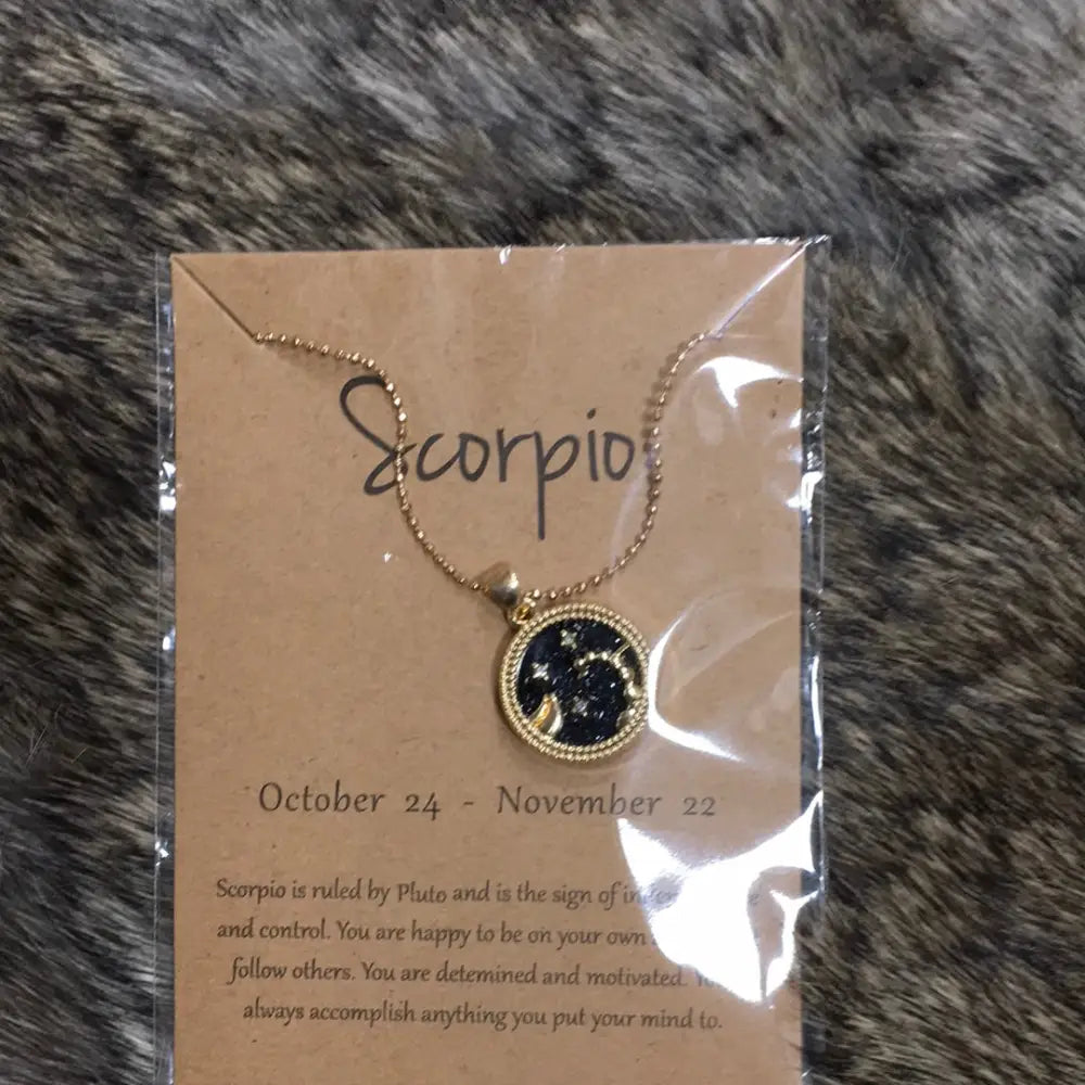 Zodiac Necklaces #1 - Scorpio - Jewelry