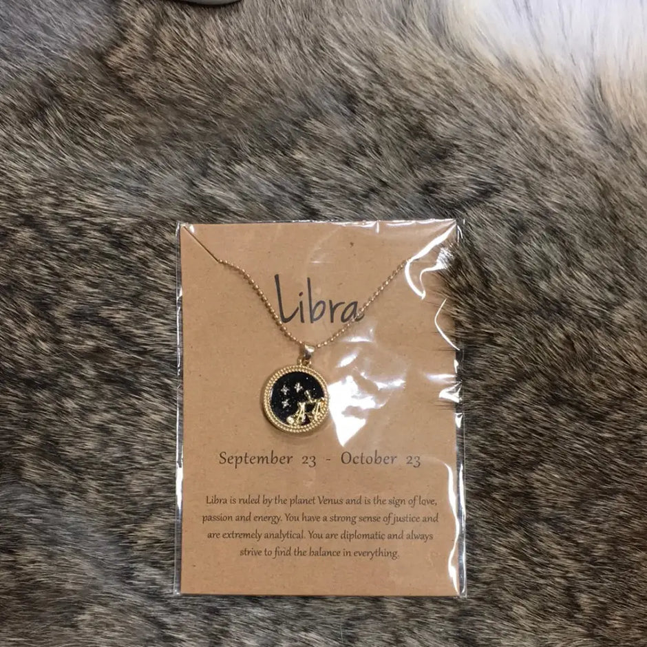Zodiac Necklaces #1 - Libra - Jewelry