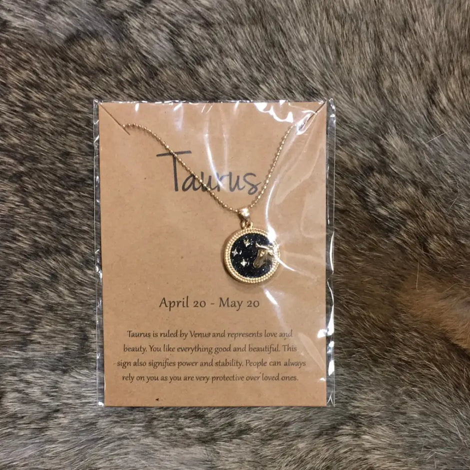 Zodiac Necklaces #1 - Taurus - Jewelry