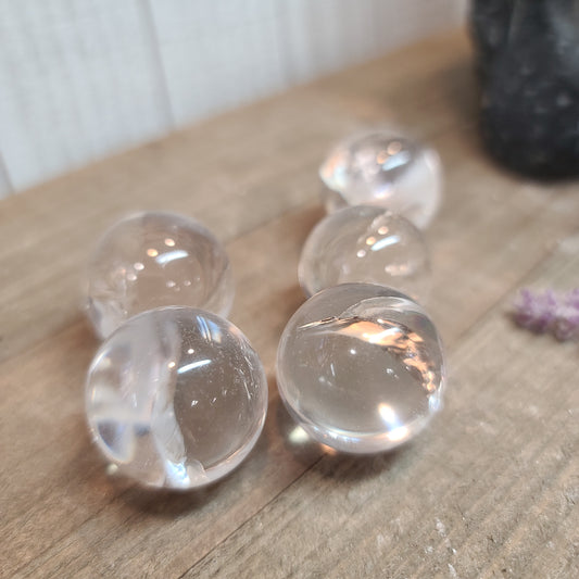 Quartz - Clear Crackle Sphere