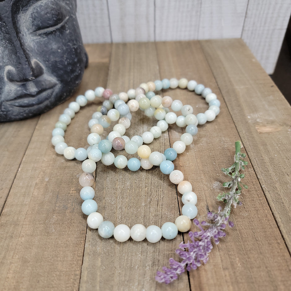 Blue Caribbean Amazonite – Calm Communication and Soothing, Beachy Vibes